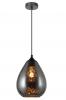 CHUVA Smokey Black Mirror Finish Glass with Rain Drop Effect